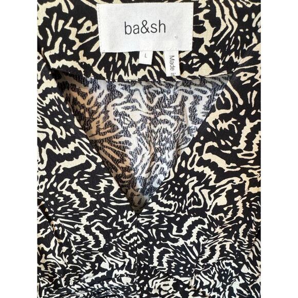 ba&sh Loa Dress EUC Size US 8 $345 MSRP Black Noir - Picture 3 of 8